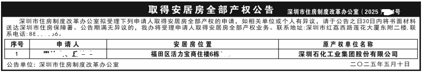 深圳商报登报电话多少,取得安居房全部产权公告2.5*14.5登报范本